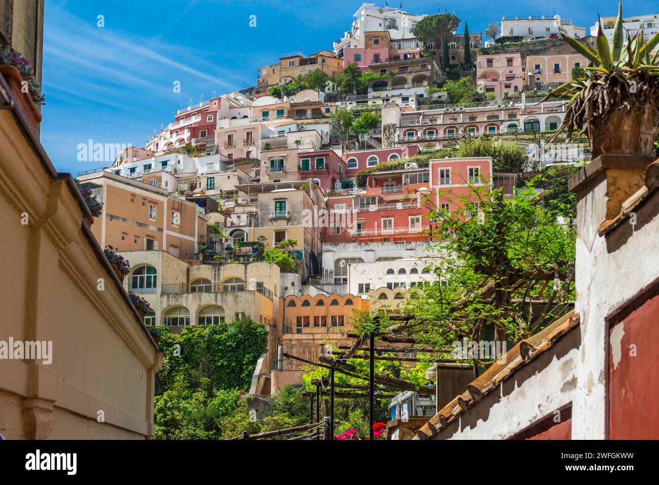 The city of Positano, on the Amalfi coast, Italy Stock Photo - Alamy