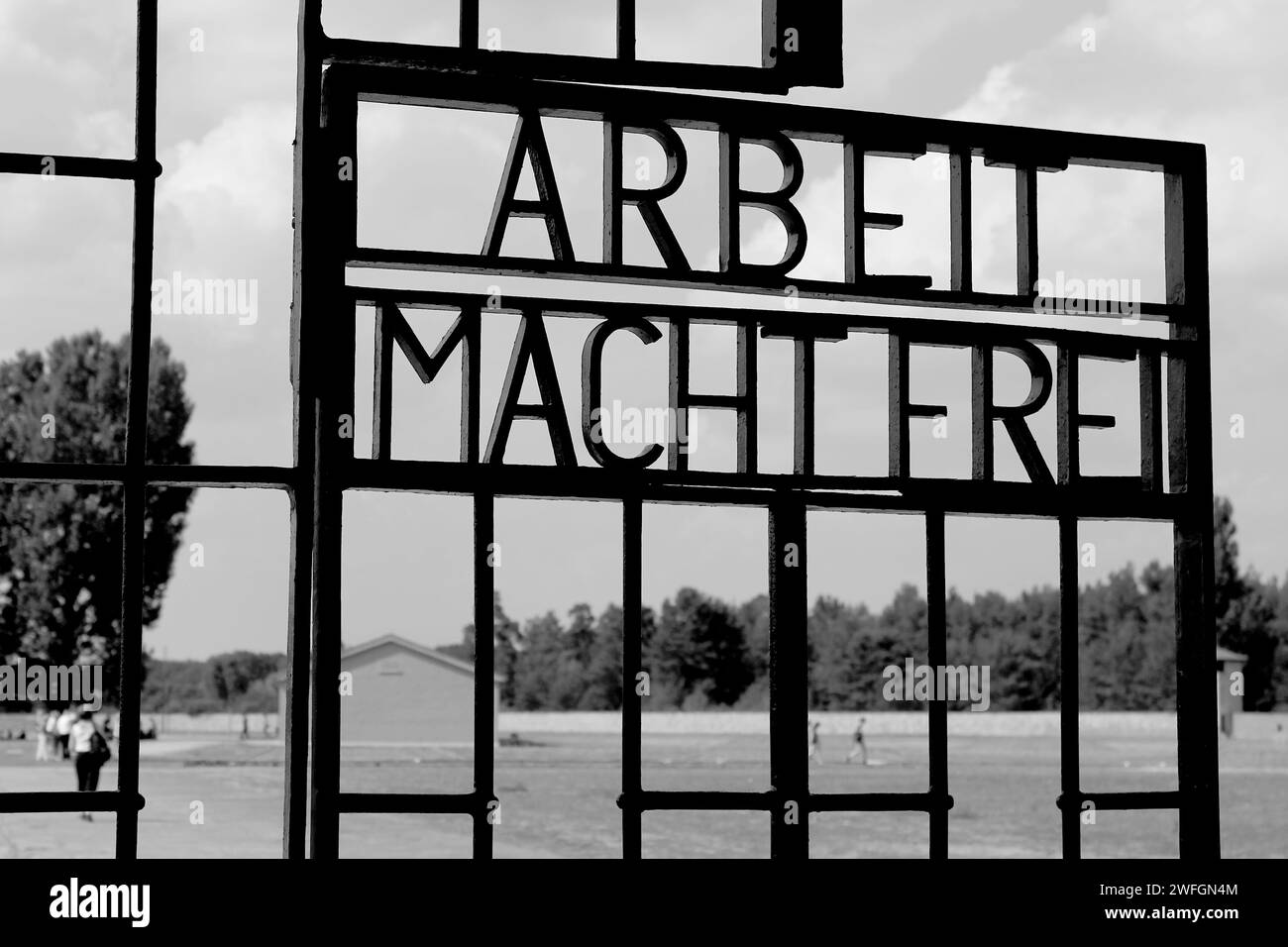 Campo di concentramento di Sachsenhausen. Berlino. Stock Photo