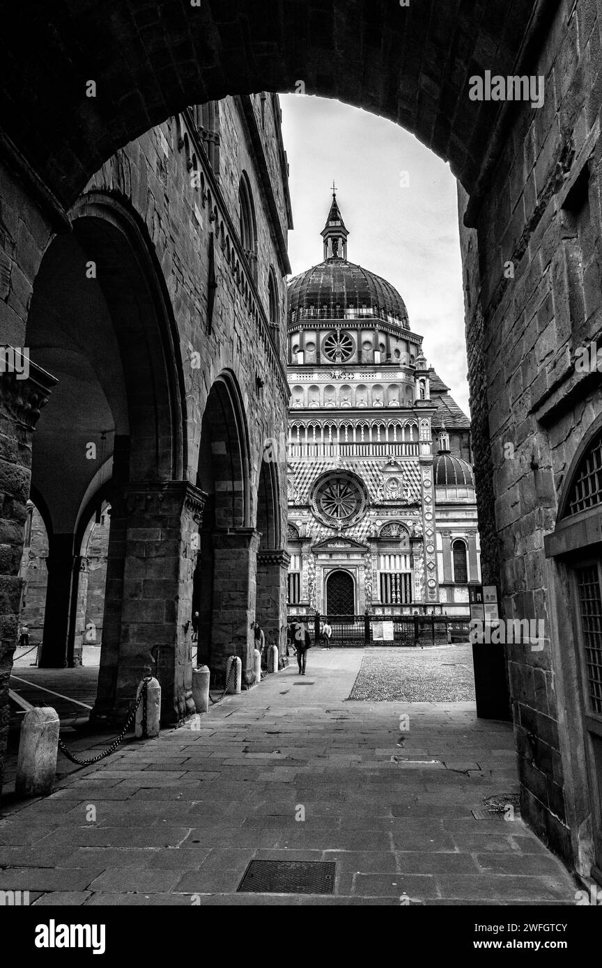 Colleoni Chapel, Santa Maria Maggiore Basilica, Bergamo, Lombardy, Italy. April 2023 Stock Photo