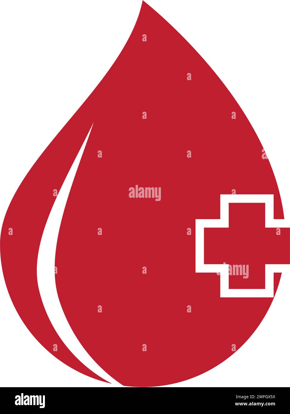 Blood drop donor vector illustration Stock Vector Image & Art - Alamy