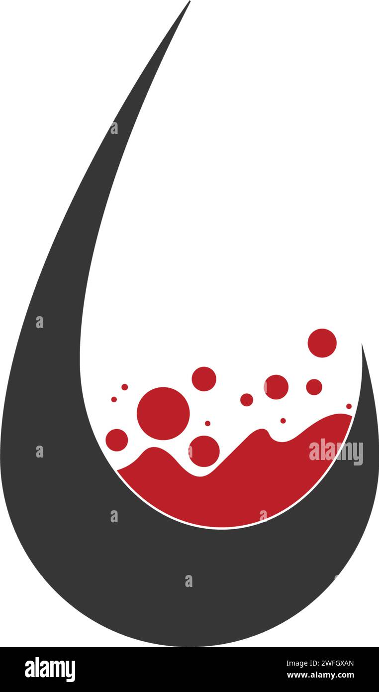 Blood drop donor vector illustration Stock Vector