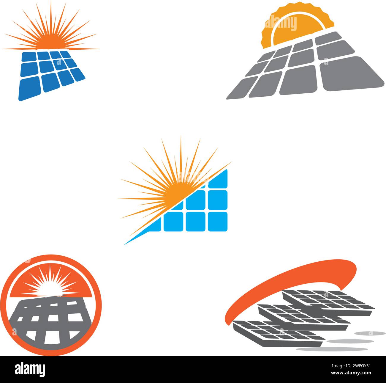 Solar icon hi-res stock photography and images - Alamy