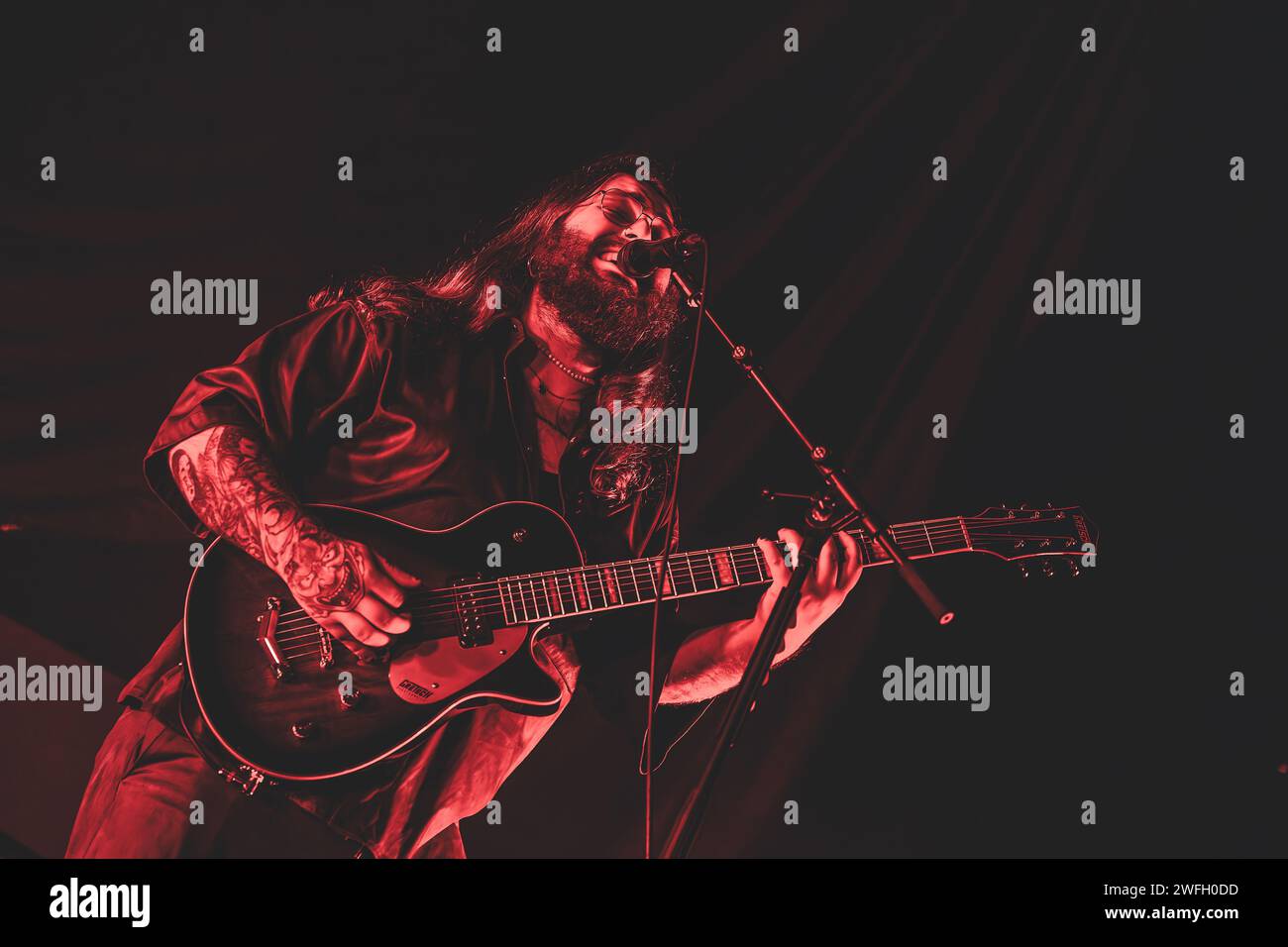 Copenhagen, Denmark. 29th, January 2024. The English heavy metal band