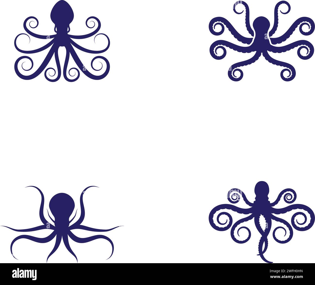 Octopus icon hi-res stock photography and images - Alamy