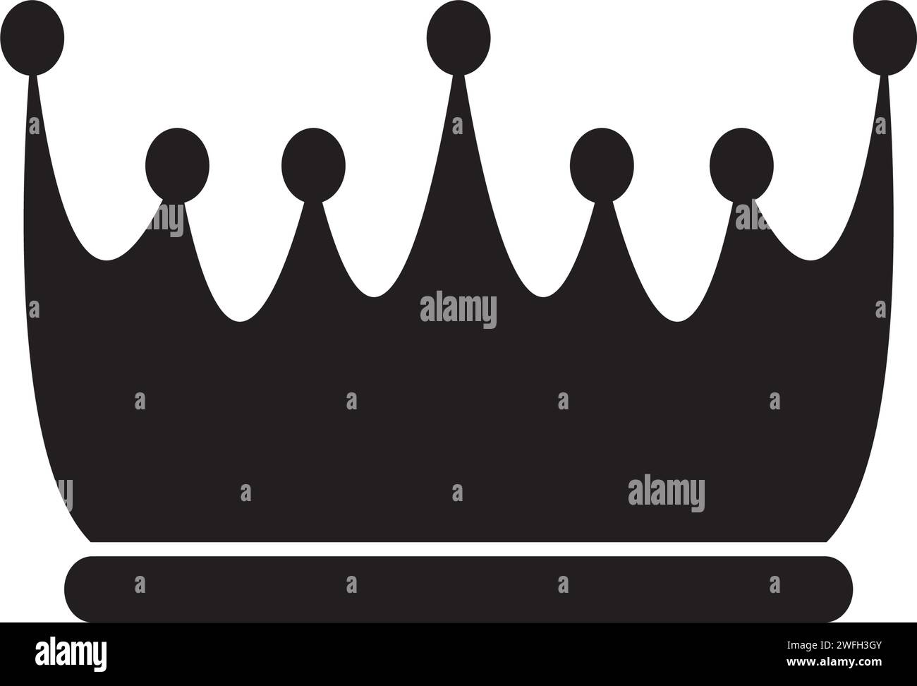 Crown Logo Template vector icon illustration design Stock Vector Image ...