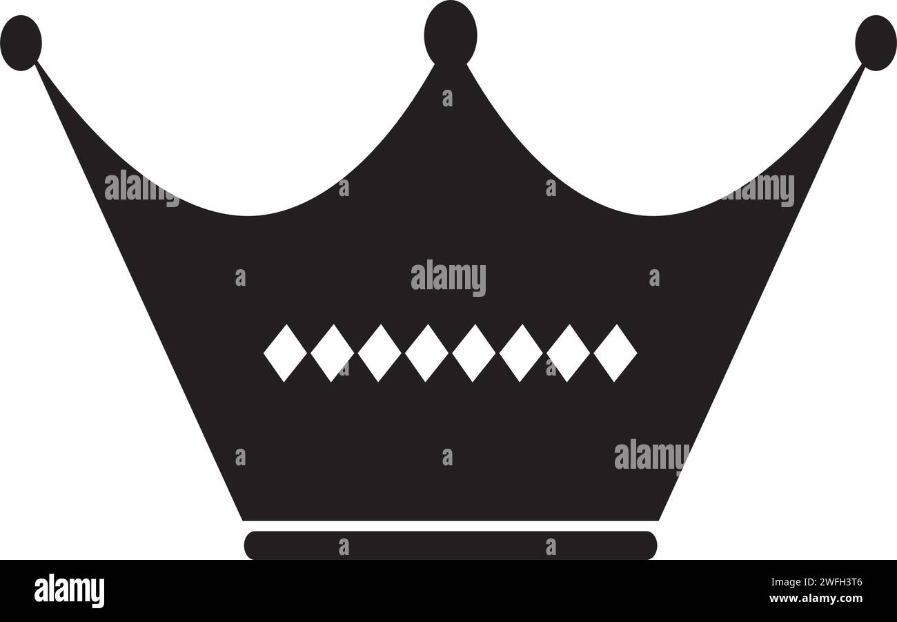 Crown Logo Template vector icon illustration design Stock Vector Image ...