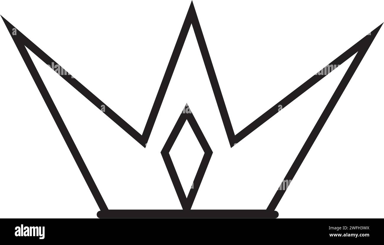 Crown Logo Template vector icon illustration design Stock Vector Image ...