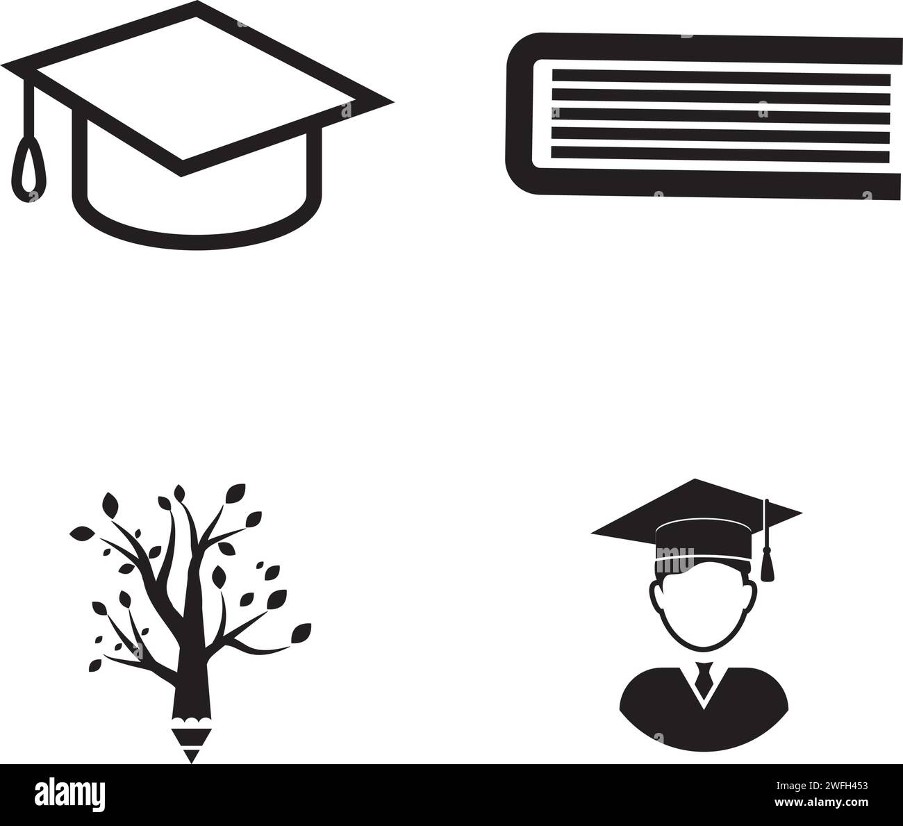 Education logo Black and White Stock Photos & Images - Alamy