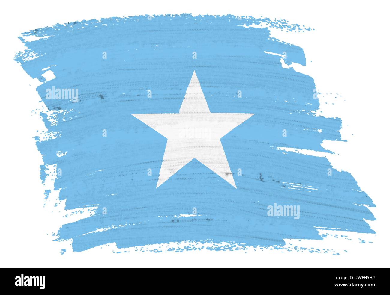 Somalia flag background paint splash brushstroke Stock Photo - Alamy