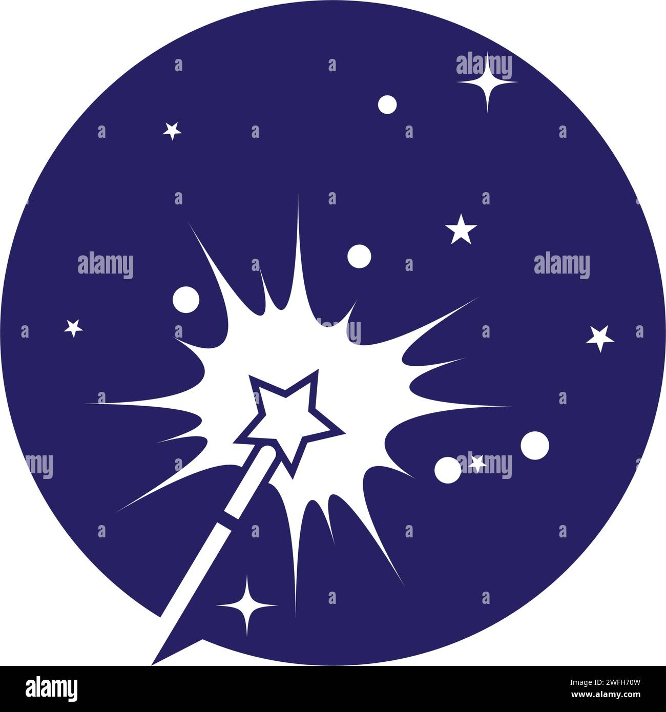 Magic Vector icon illustration design Template Stock Vector Image & Art ...