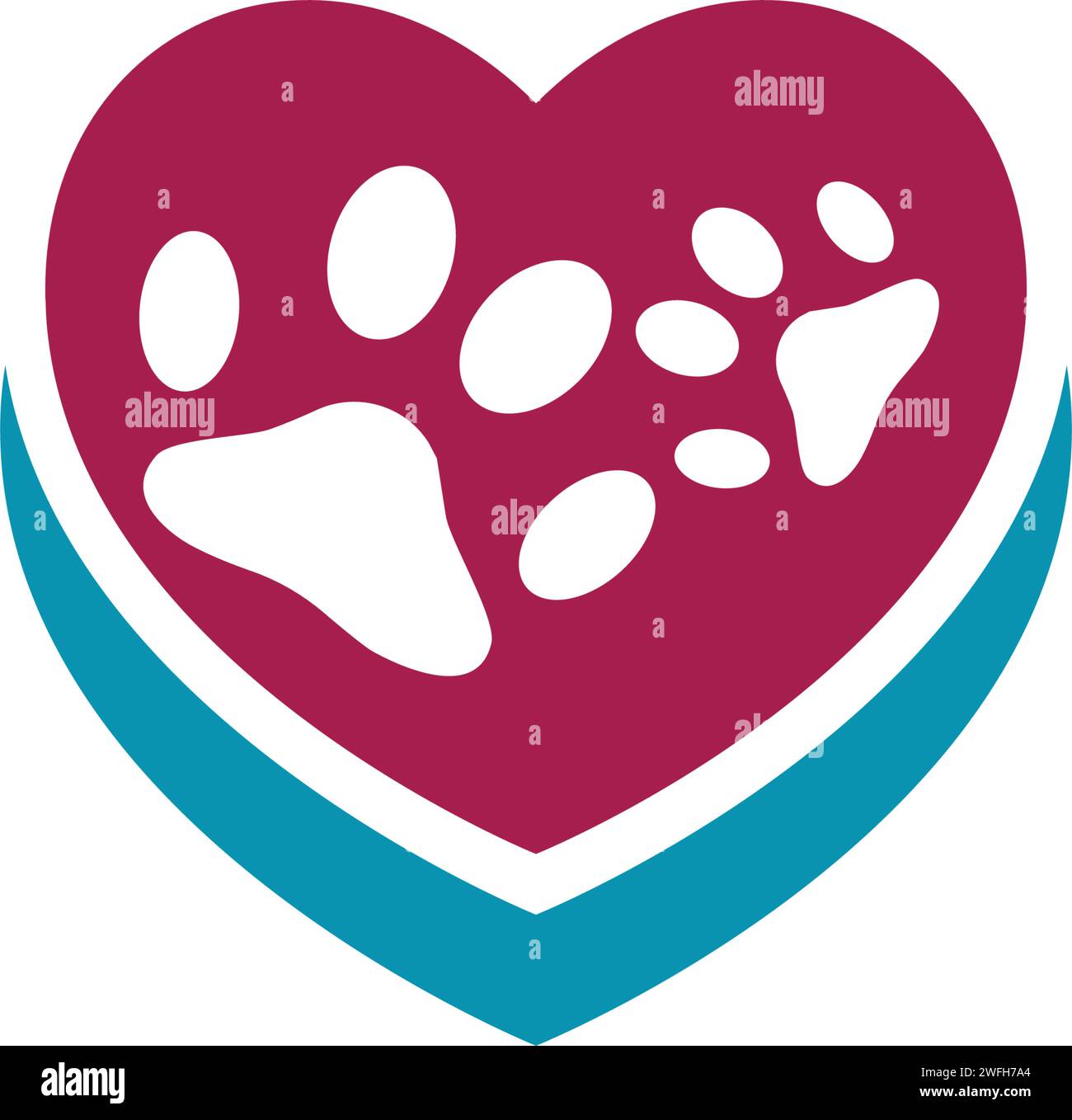 Dog Paw Logo Royalty-Free Images, Stock Photos & Pictures