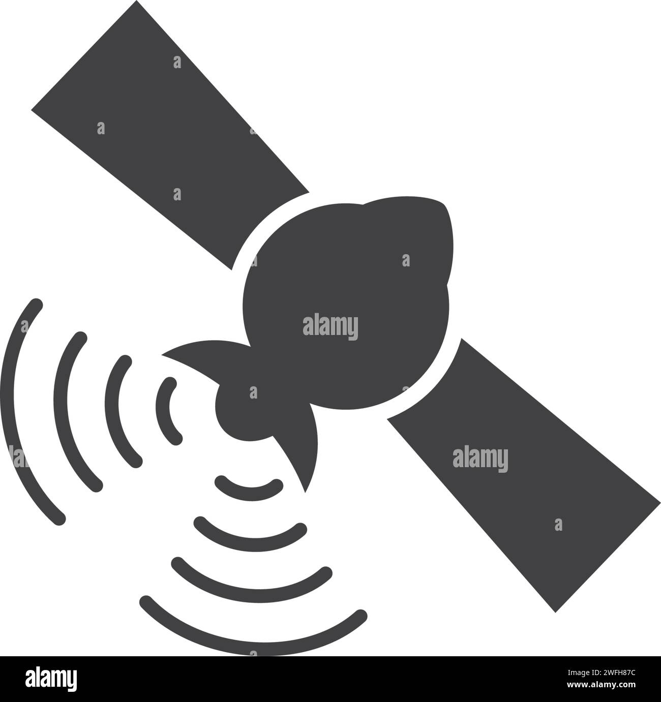 Satelite icon vector illustration design template Stock Vector Image ...