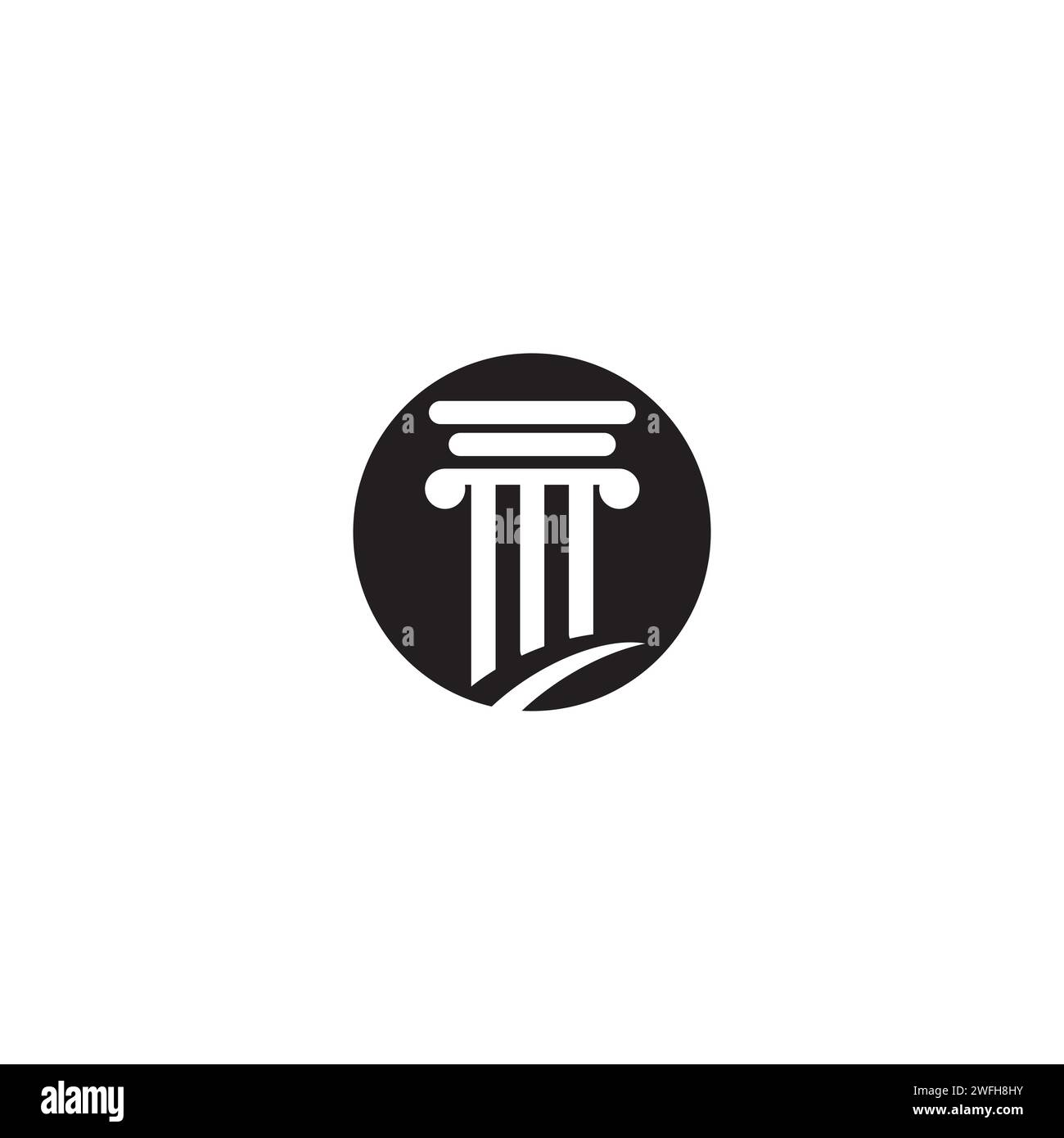 Column icon Template vector illustration design Stock Vector Image ...