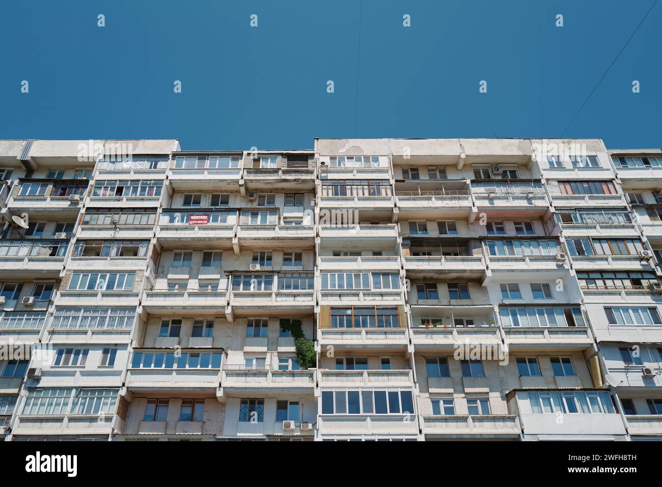 Soviet Apartment building Chisinau Moldova Stock Photo Alamy