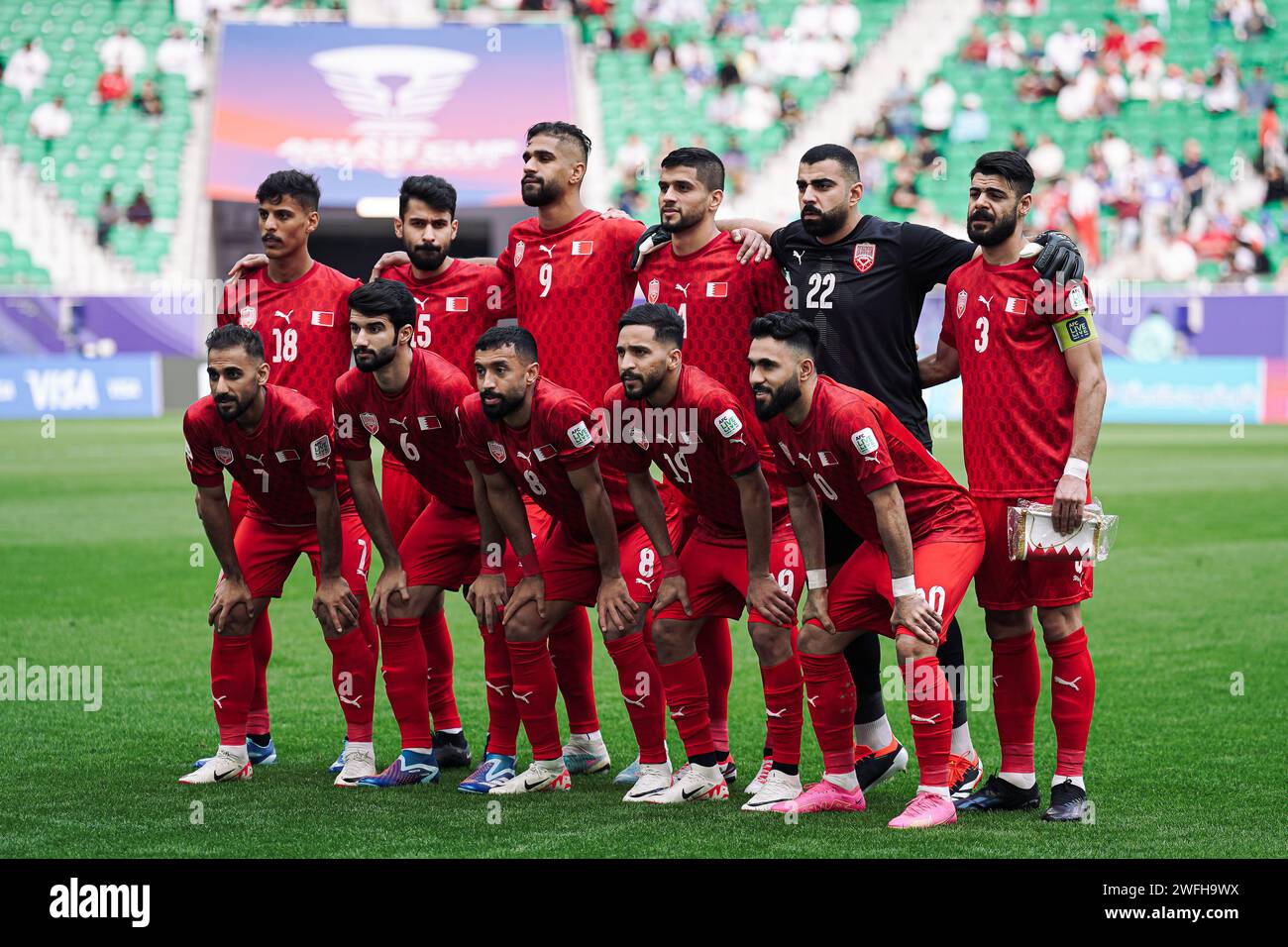 Doha, Qatar. 31 January, 2024. BAHRAIN VS JAPAN：ROUND OF 16 - AFC Asian Cup Qatar 2023 at Al Thumama Stadium. Credit: Meng Gao/Alamy Live News Stock Photo