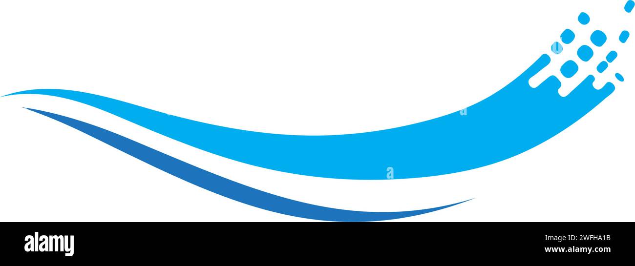 Water wave icon vector illustration design logo Stock Vector Image ...