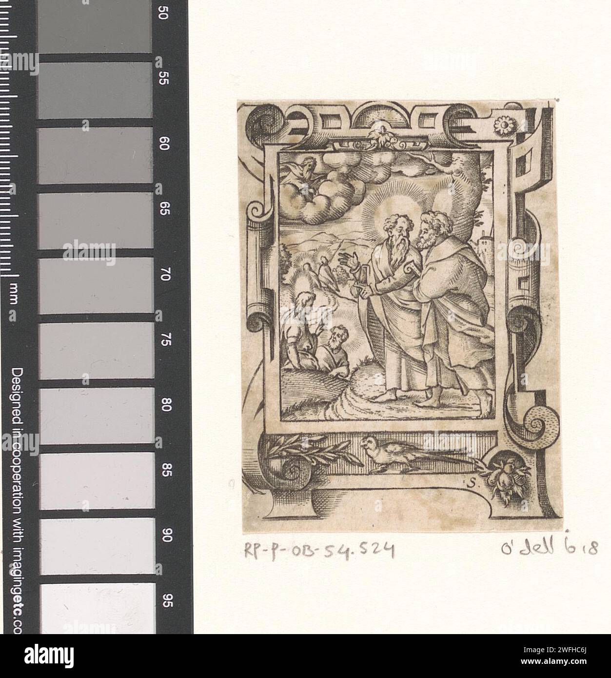 God The Father Who Addresses The Apostles In A Roll Work Framing god-the-father-who-addresses-the-apostles-in-a-roll-work-framing
