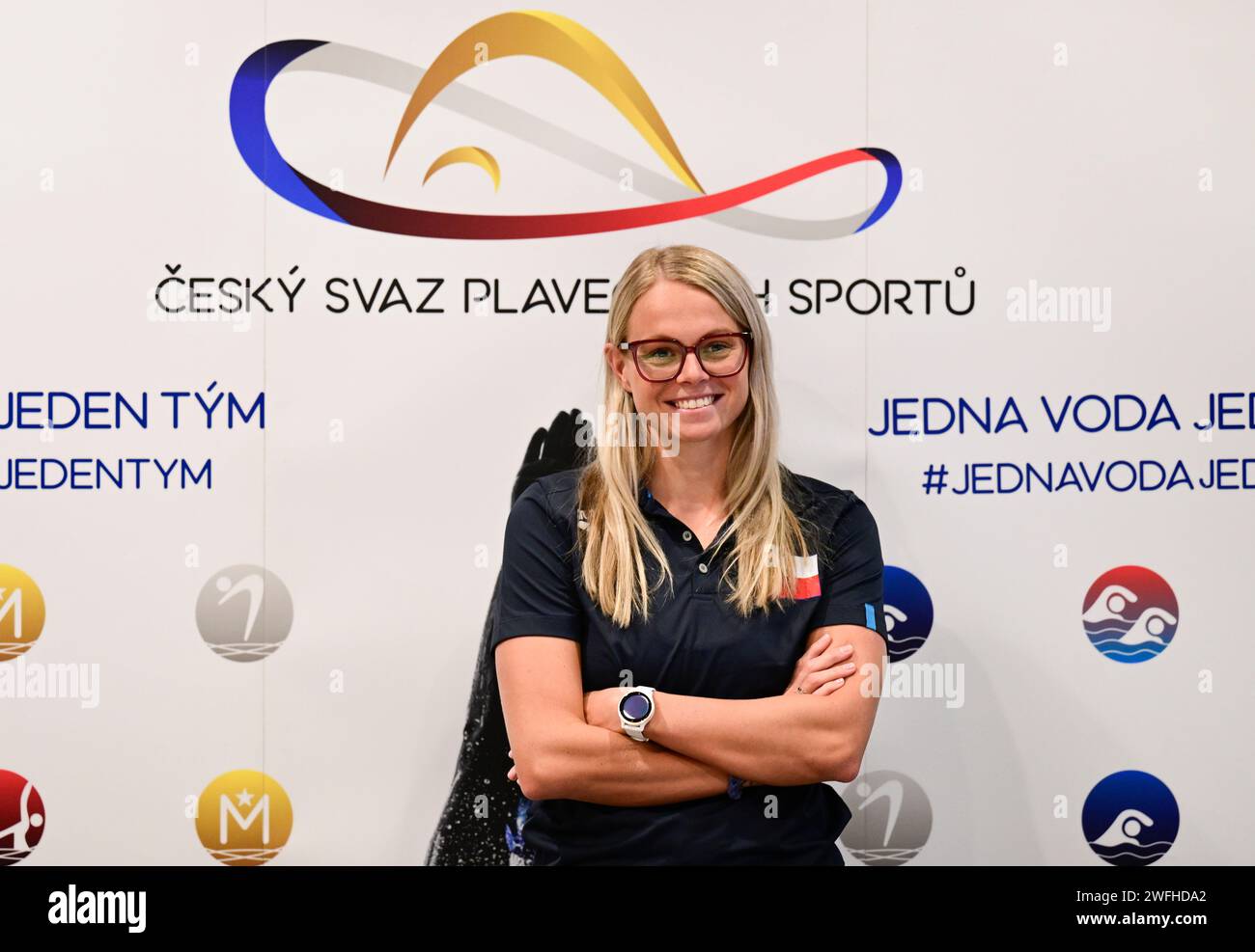 Prague, Czech Republic. 31st Jan, 2024. Czech swimmer Kristyna Horska ...