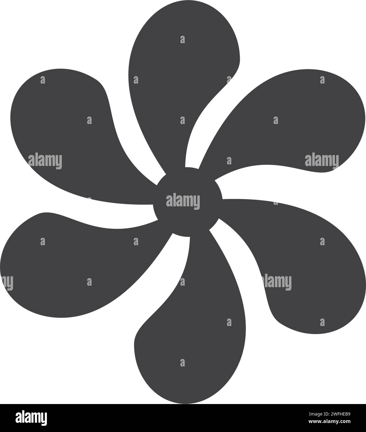 Fan vector illustration icon Template design Stock Vector Image & Art ...