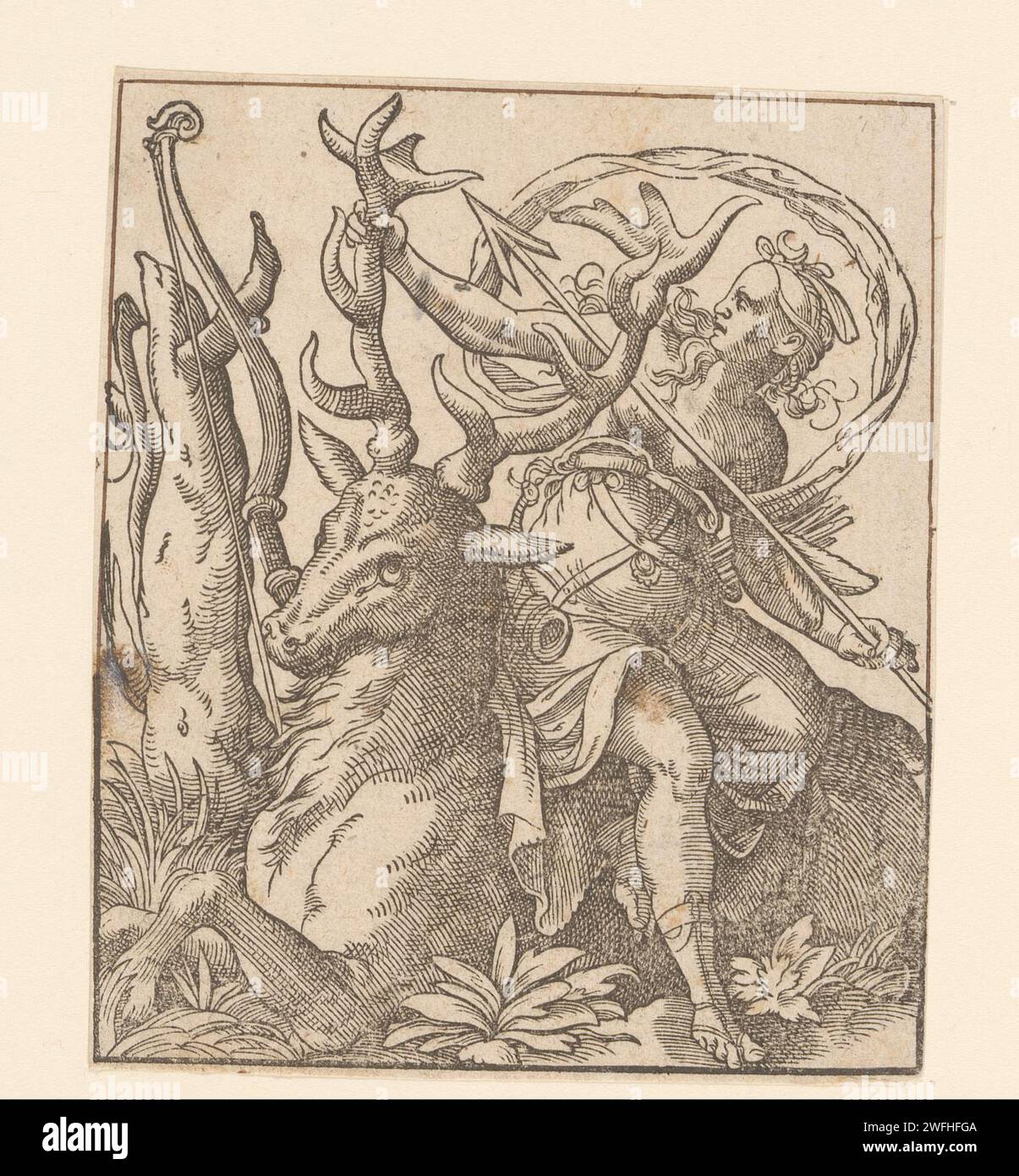Diana ancient roman goddess hunting hi-res stock photography and images ...