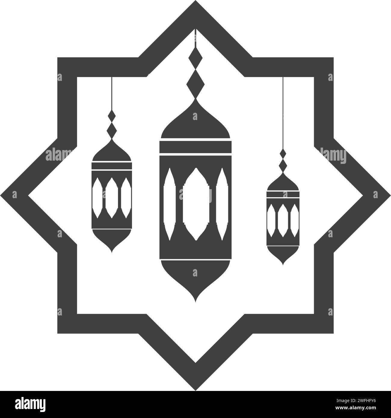 Mosque vector icon illustration design template Stock Vector Image ...