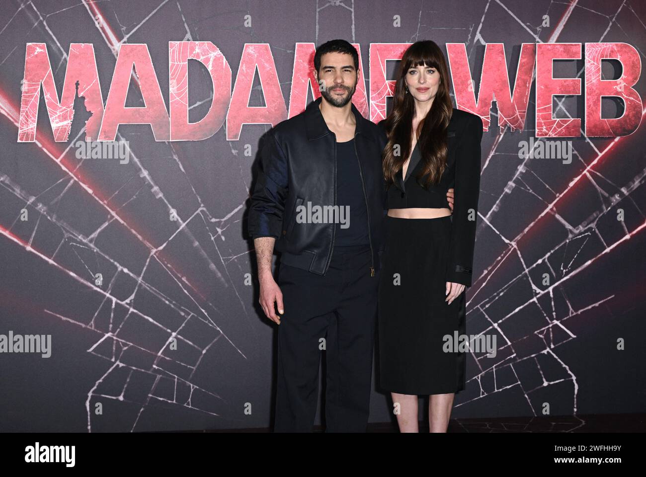 London, UK. 31st Jan, 2024. Tahar Rahim and Dakota Johnson at the