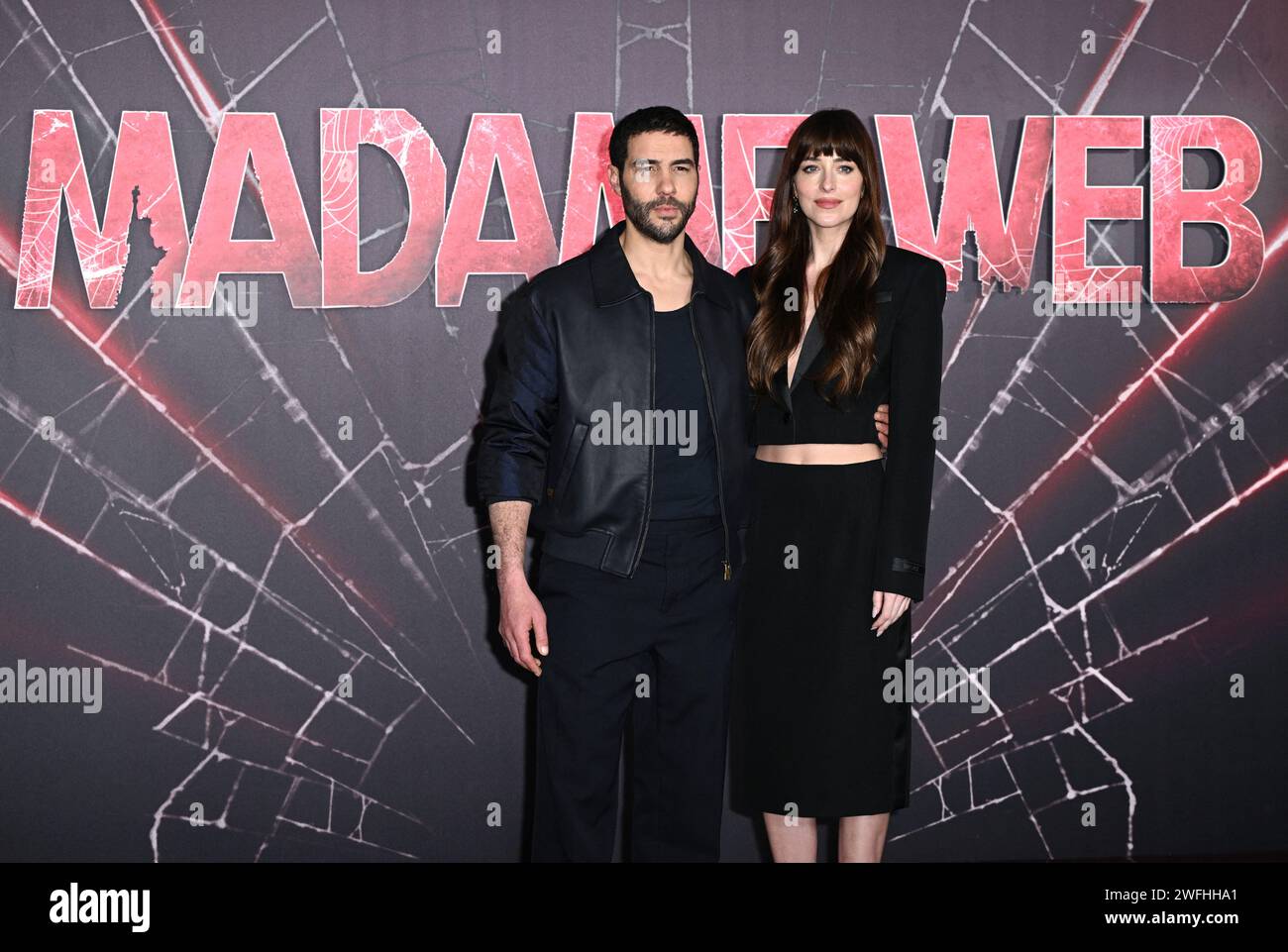 London, UK. 31st Jan, 2024. Tahar Rahim and Dakota Johnson at the
