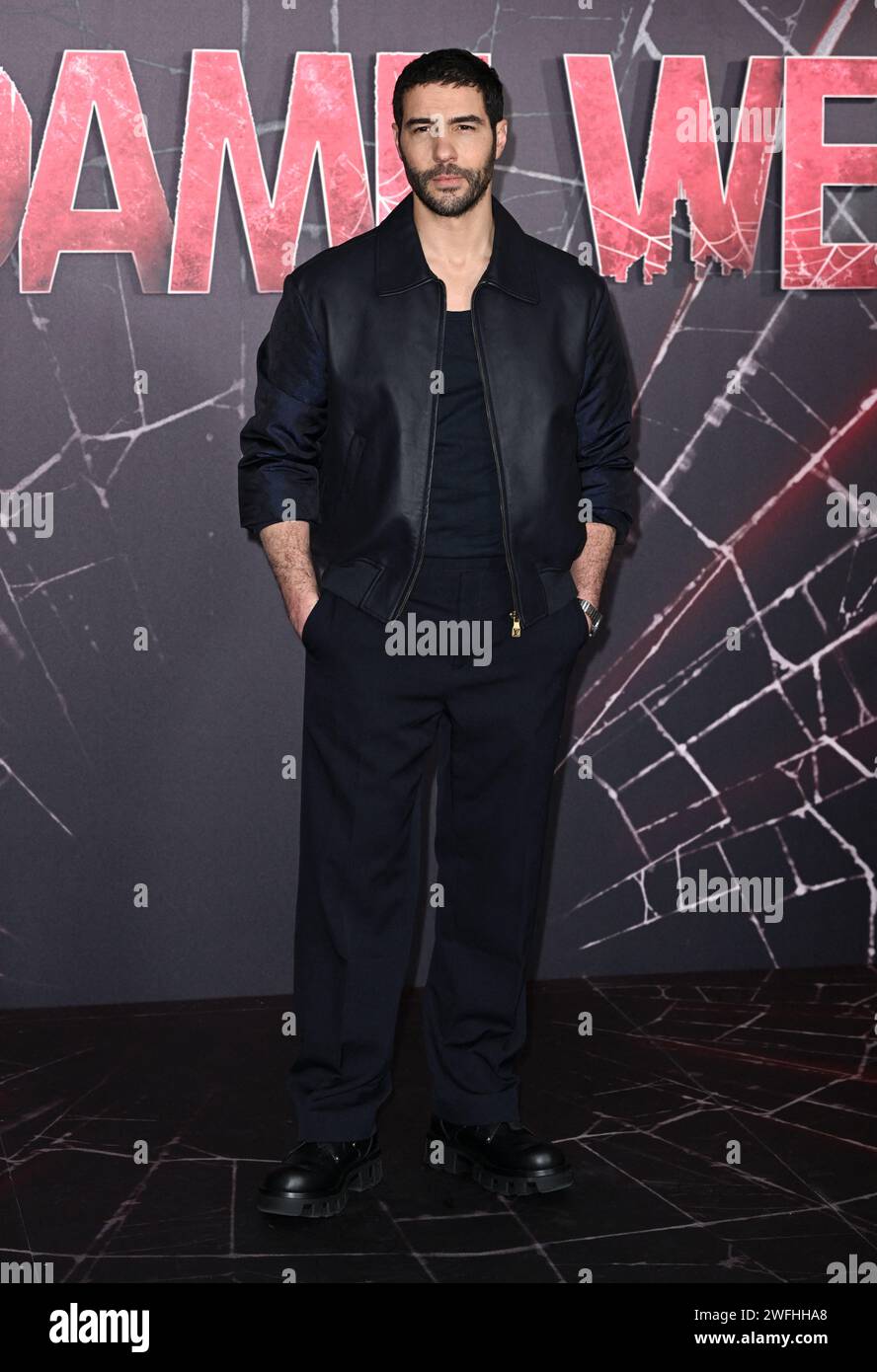 London, UK. 31st Jan, 2024. Tahar Rahim at the Madame Web Photocall