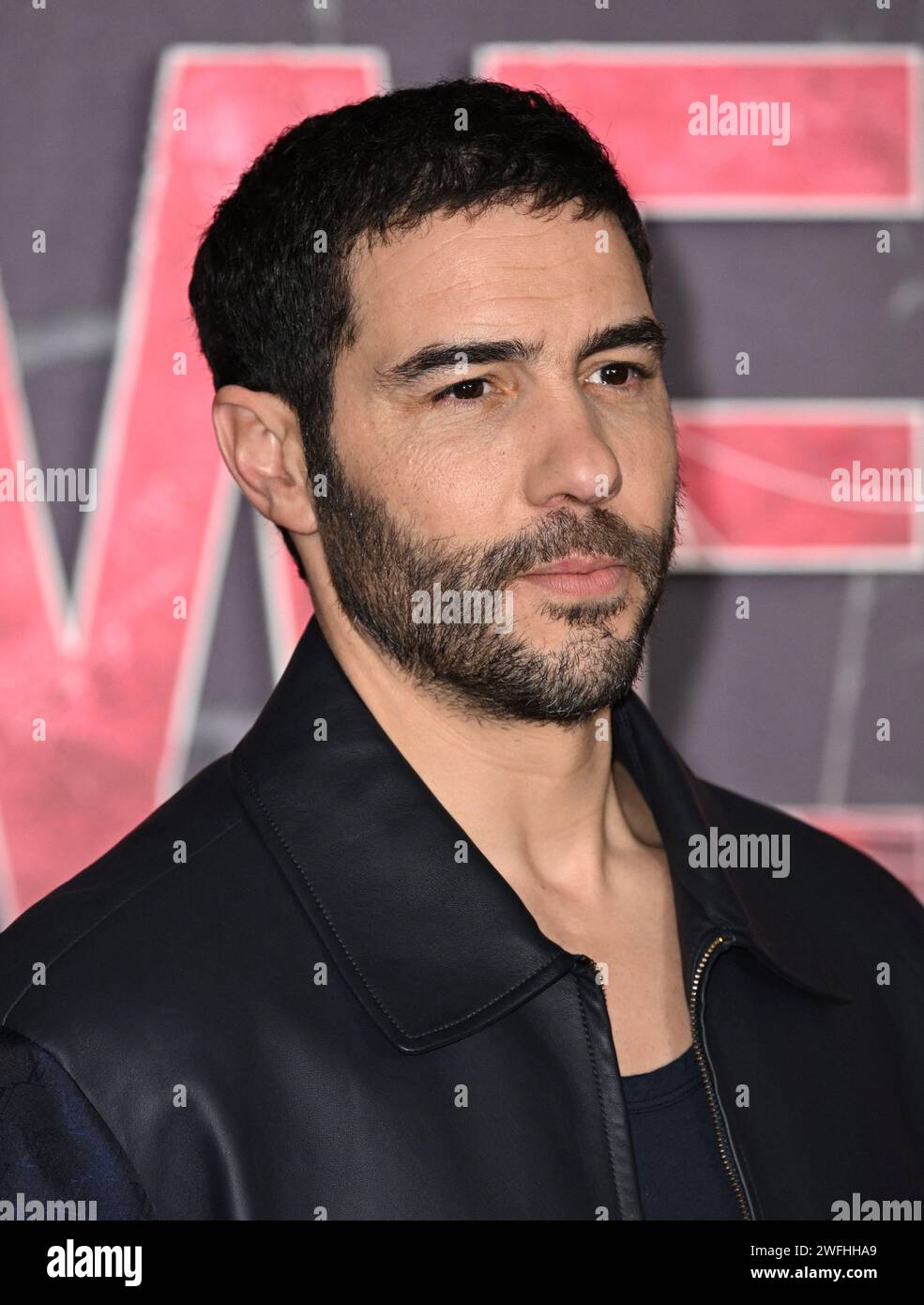 London, UK. 31st Jan, 2024. Tahar Rahim at the Madame Web Photocall