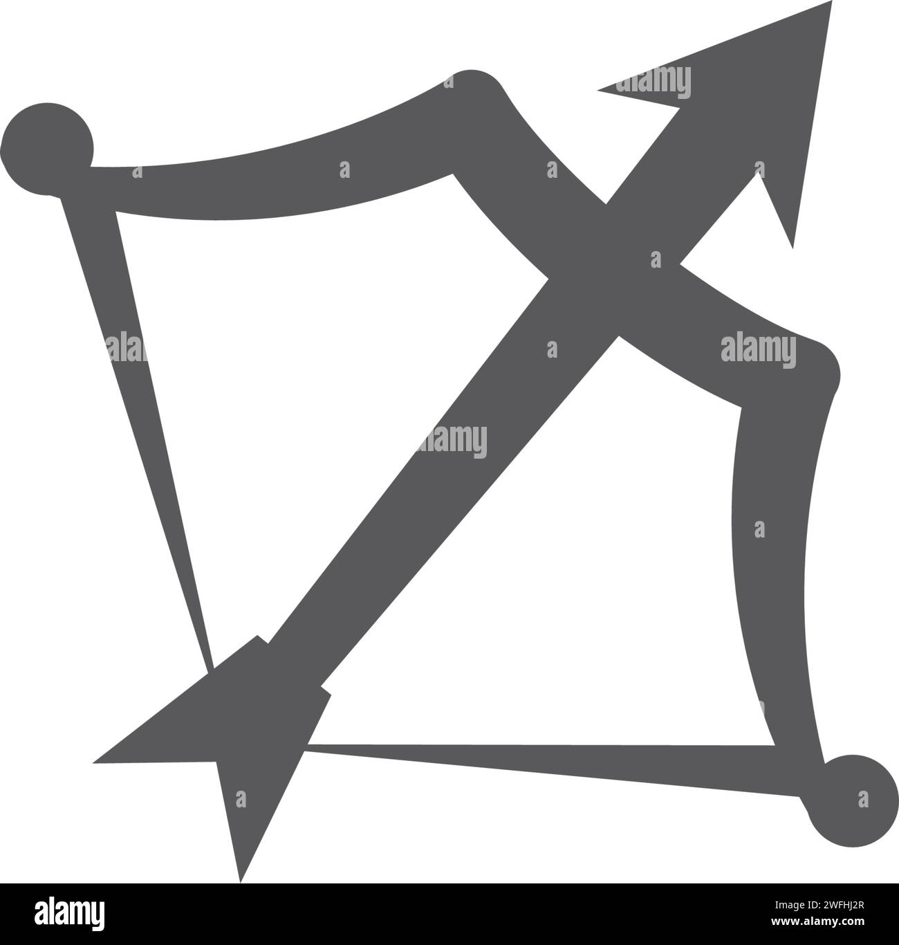 Archery vector illustration icon Template design Stock Vector Image ...