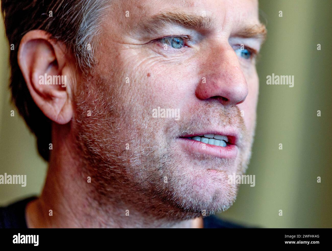 Actor Ewan McGregor, starring in "Mother, Couch", photographed during