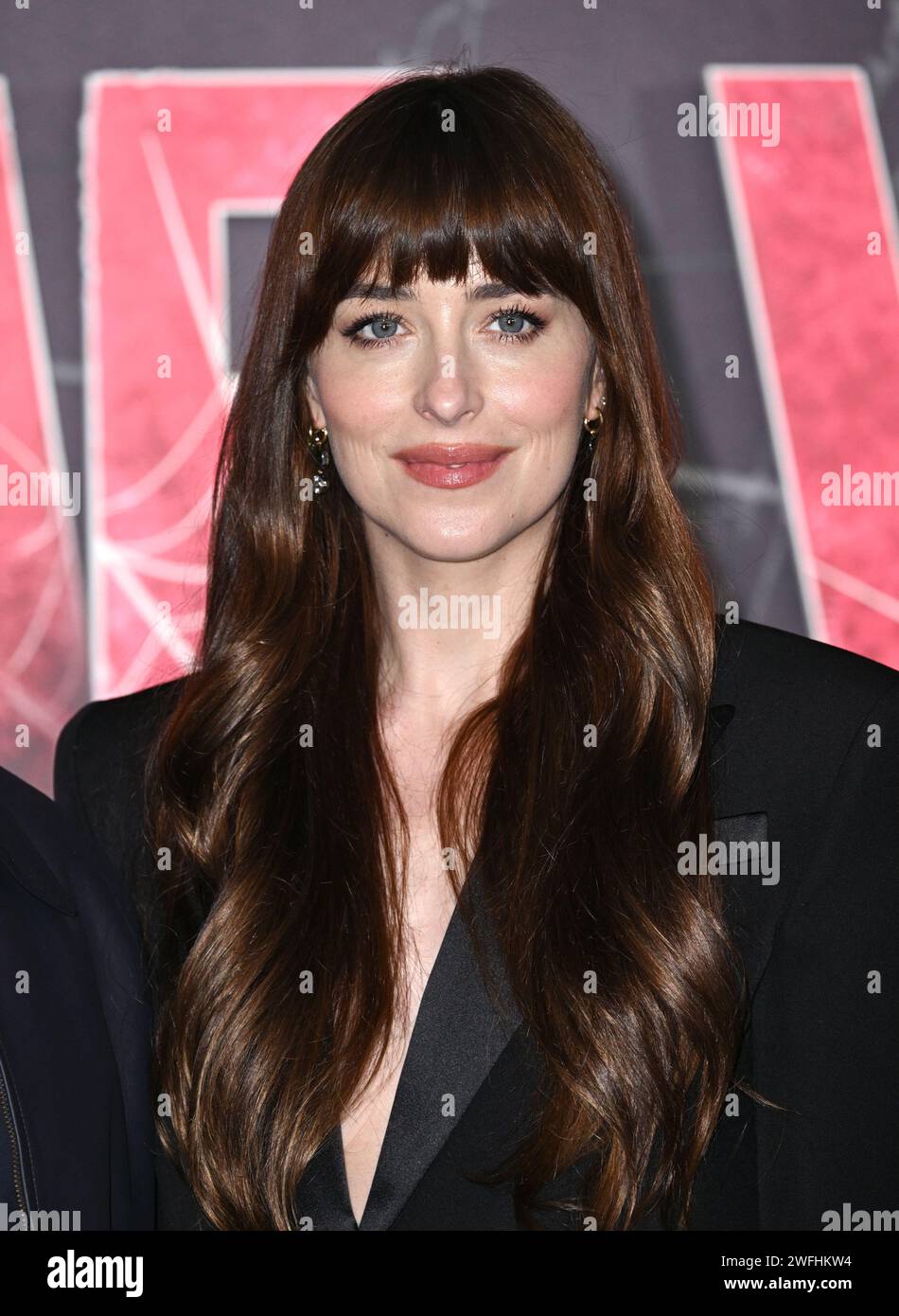London UK January 31st 2024 Dakota Johnson At At The Madame Web london-uk-january-31st-2024-dakota-johnson-at-at-the-madame-web