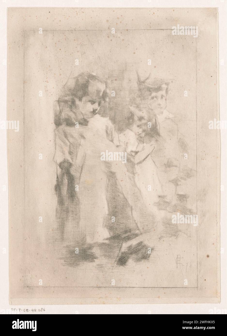 Three children, Monogrammist CR (Spain), After Monogram Filer CT (Spain ...