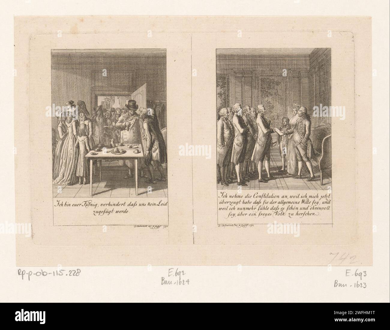 Two performances from the life of Louis XVI, Daniel Nikolaus