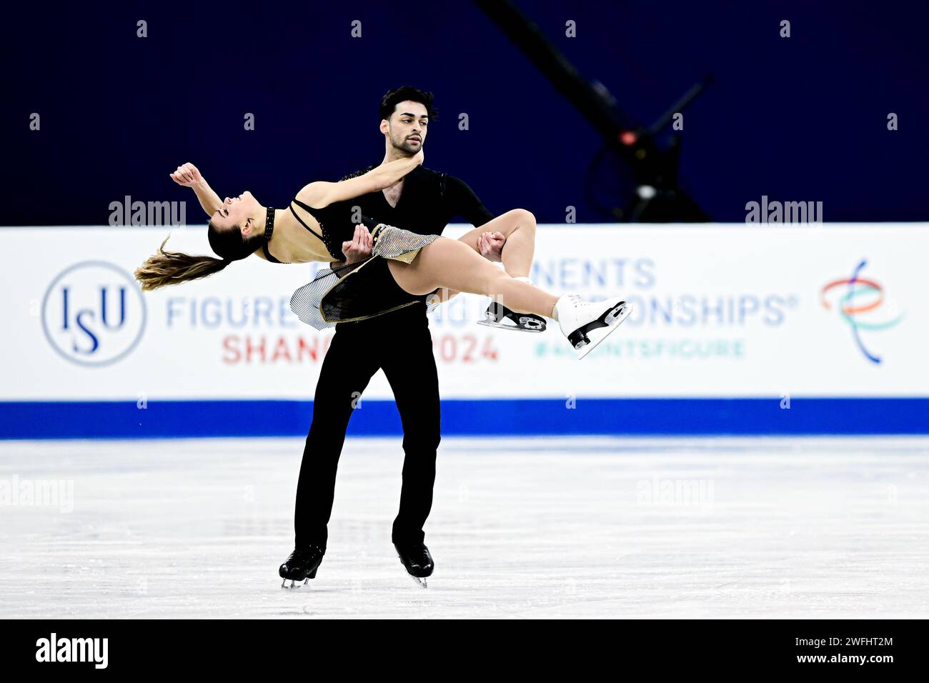 Misato KOMATSUBARA & Tim KOLETO (JPN), during Ice Dance Practice, at