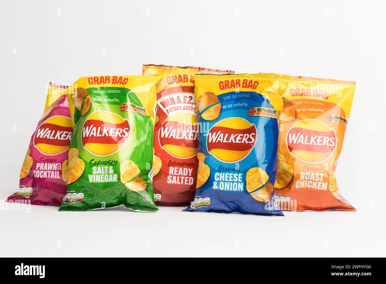 London, United Kingdom, 29th January 2024 A selection of Walkers