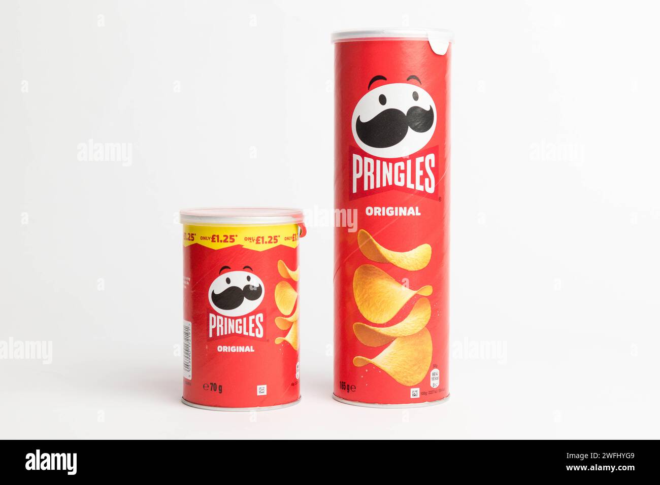 London, United Kingdom, 29th January 2024 A large and small tube of