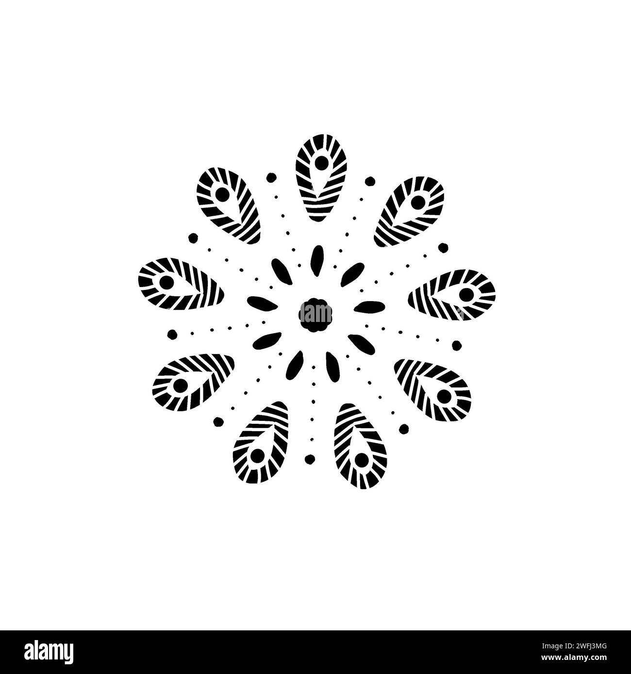 Abstract black and white design element Stock Photo Alamy