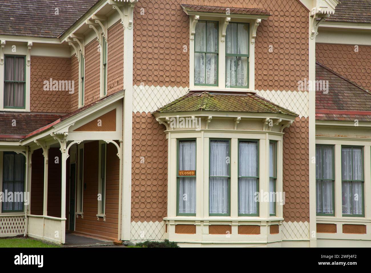 Hughes House (built 1898), Cape Blanco State Park, Oregon Stock Photo