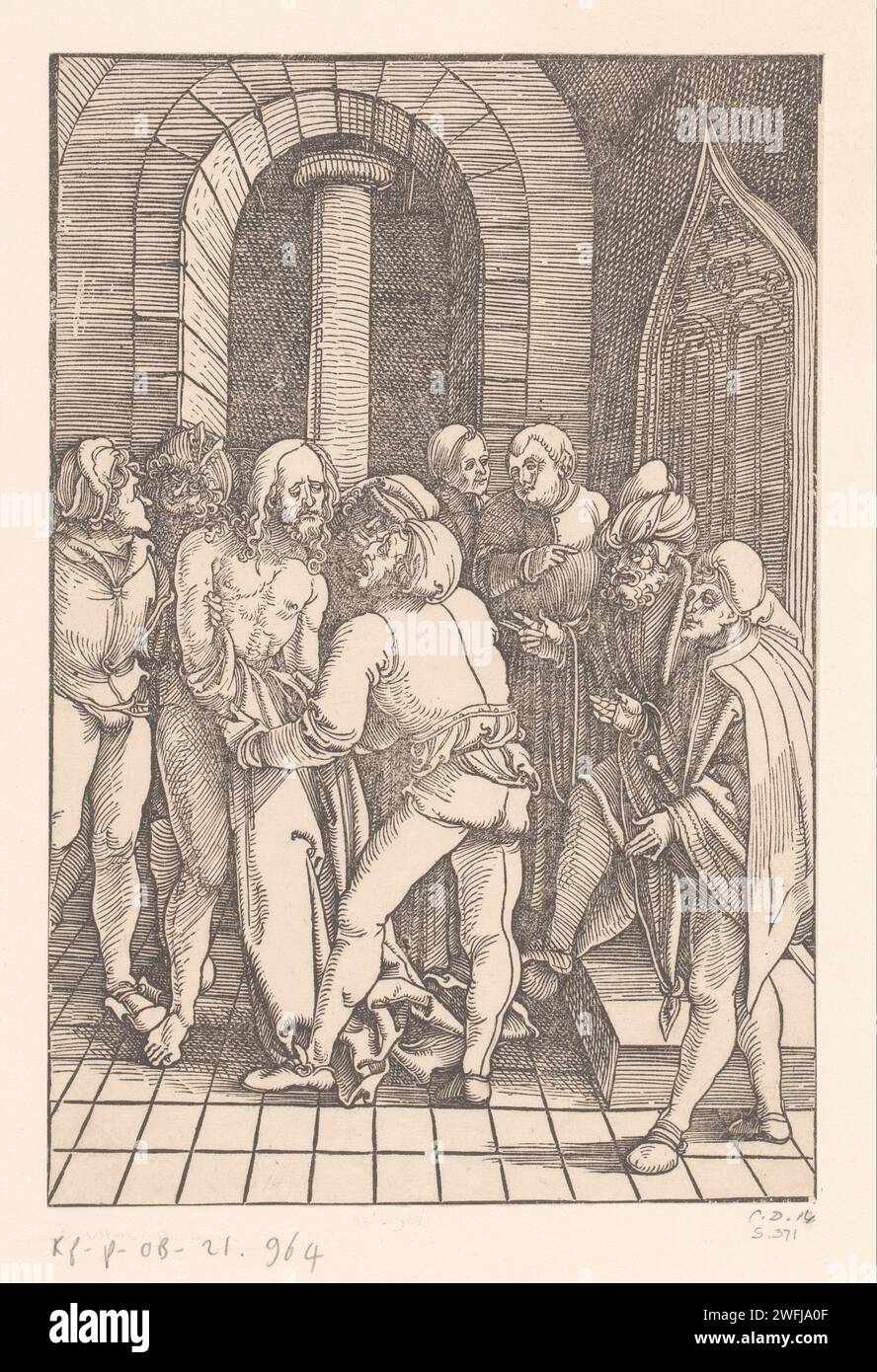 Destroying of Christ, Anonymous, Hans Schäufelein, 1506 - 1507 print ...