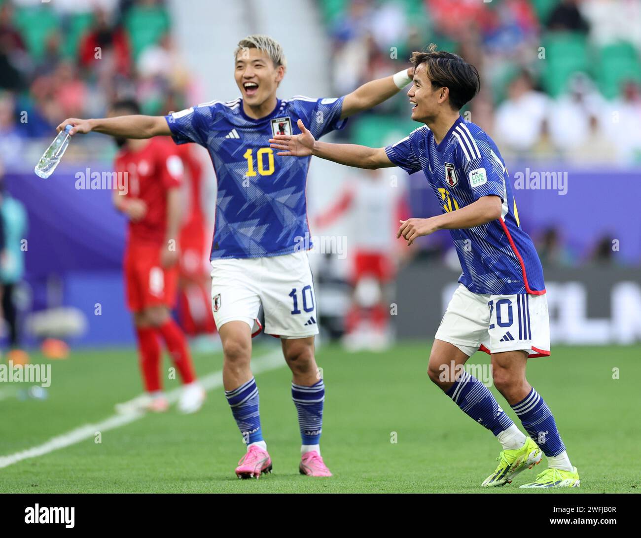 doha-qatar-31st-jan-2024-japan-s-kubo-takefusa-r-celebrates
