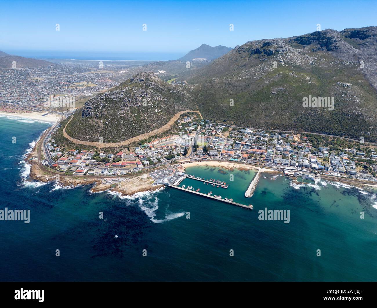 Kalk Bay, Cape Town, False Bay, South Africa Stock Photo