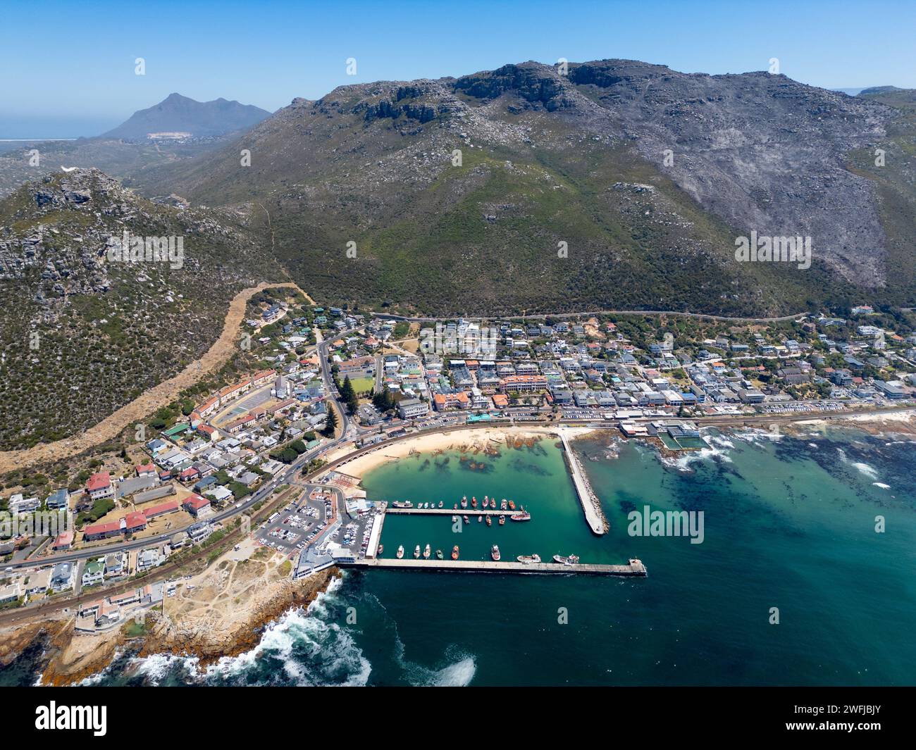 Kalk Bay, Cape Town, False Bay, South Africa Stock Photo