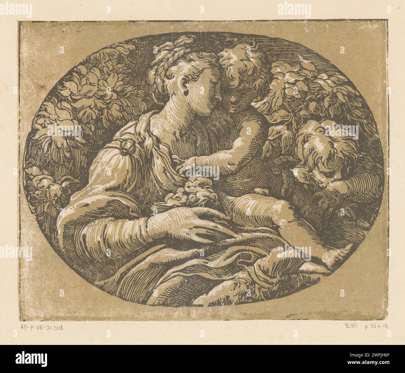 Maria Met Kind En Johannes de Ovener, Antonio da Trento, After ...