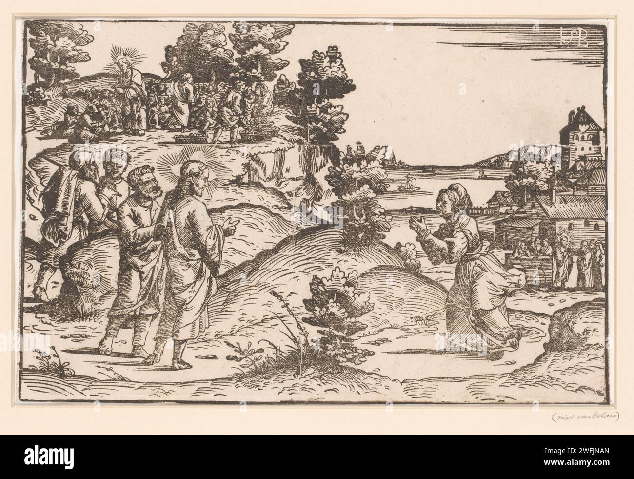 Christ And The Woman From Kana Anonymous Monogrammist Ms Germany