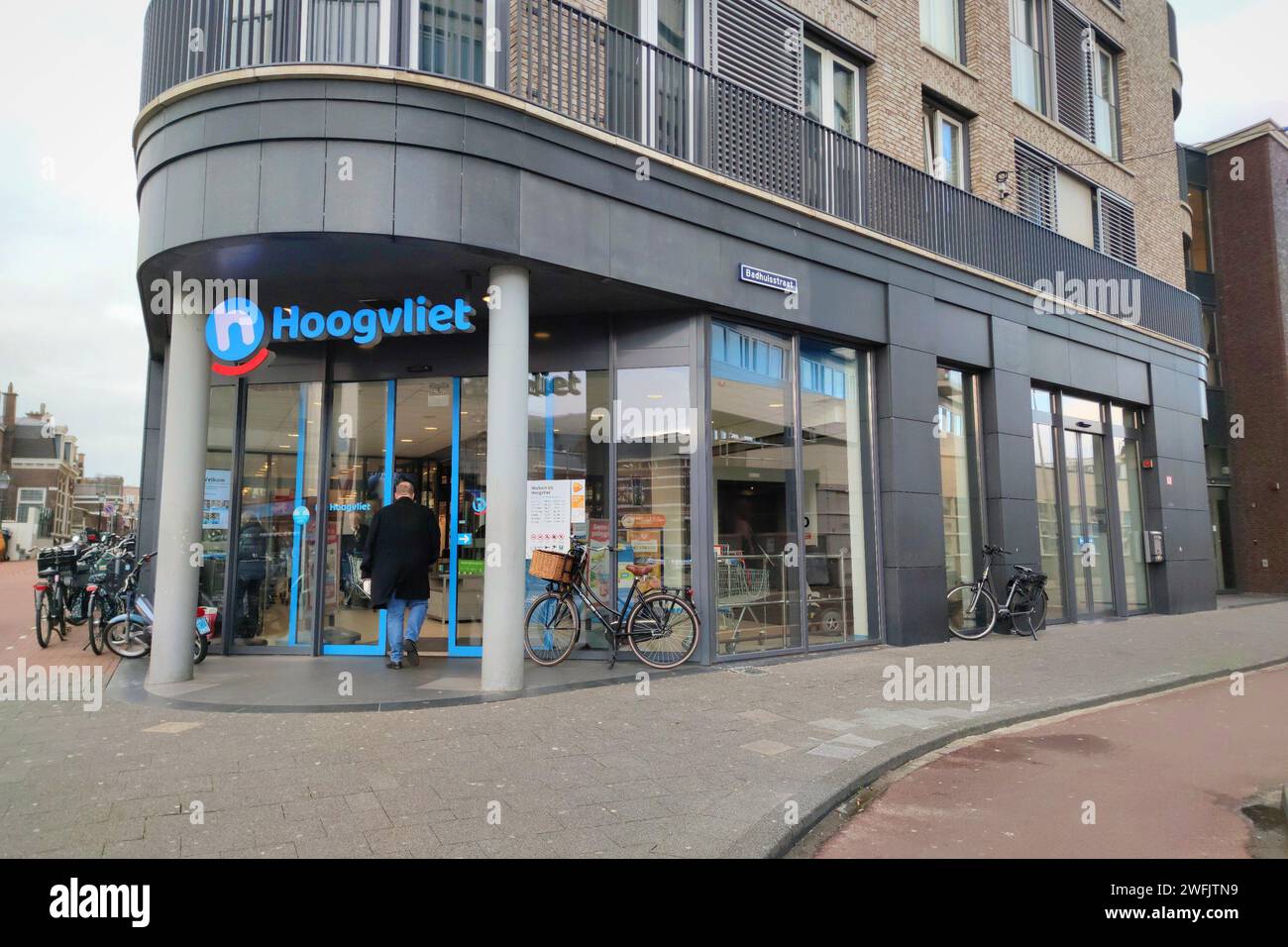 Hoogvliet supermarket in Scheveningen, The Hague, Netherlands Stock Photo