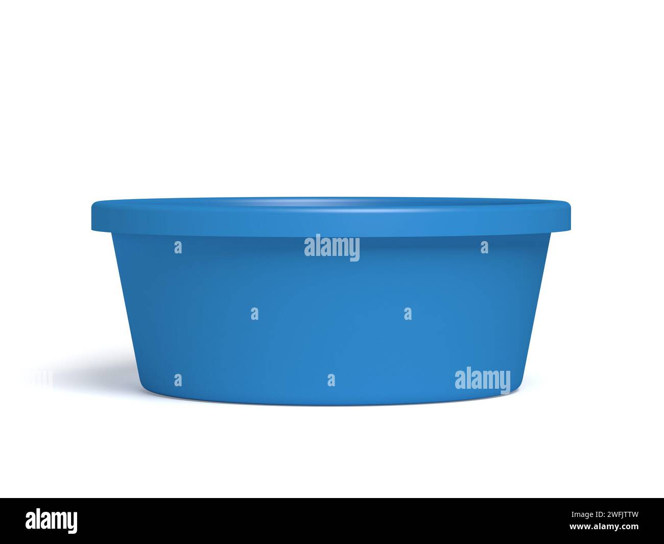 Washing bowl isolated on white background. Basin.  3d illustration. Stock Photo