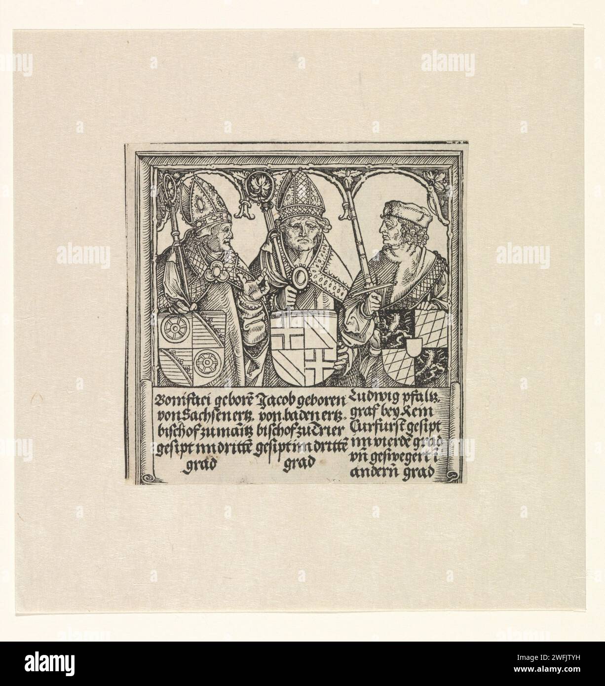 Boniface and Jacob, and Palatin Ludwig, Albrecht Dürer