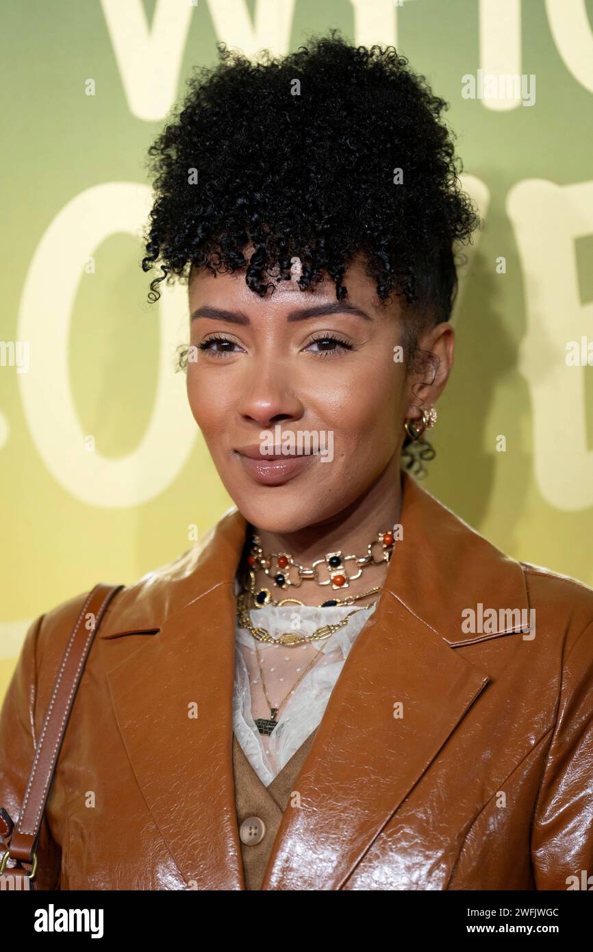 Yasmin Reeves Yasmin Evans poses for photographers upon arrival at the premiere of ...