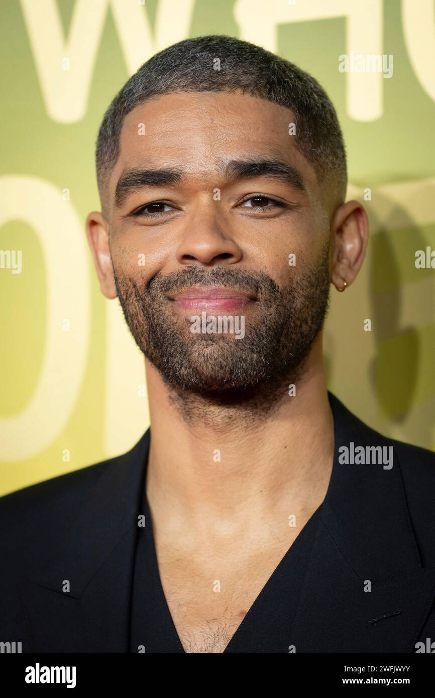 Kingsley Ben Adir poses for photographers upon arrival at the premiere